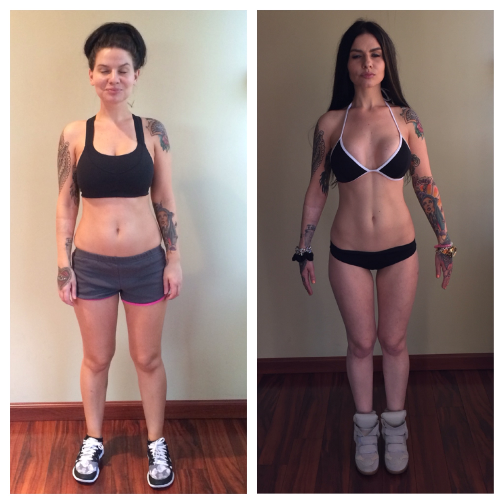 Amelia Foti before and after